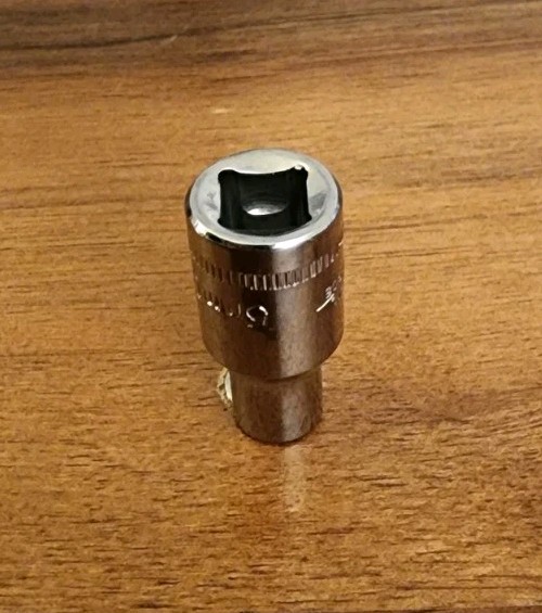 Craftsman USA 5mm Socket 6 Point 1/4″ Drive Z-AL 45908 (Easy Read & Stamped)