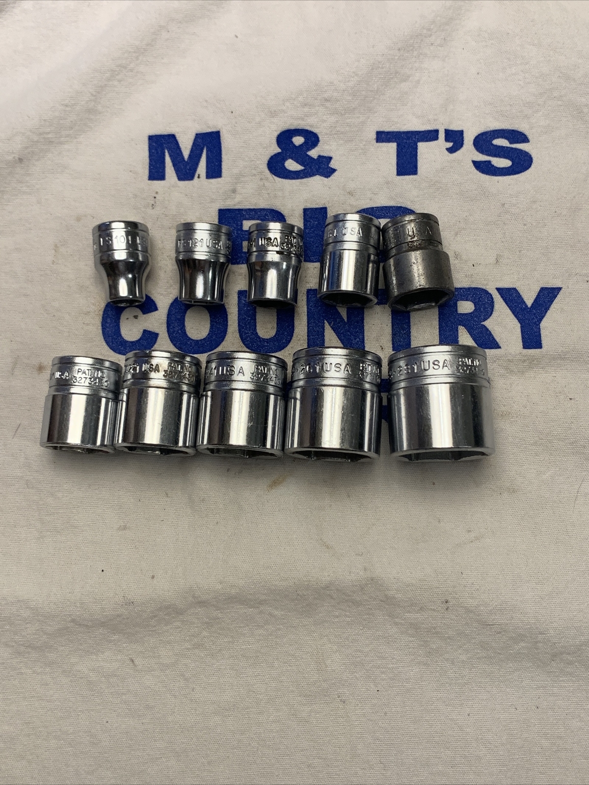 Snap-on Tools USA 3/8″ Drive 6pt SAE 10pc Socket Set 211FSY