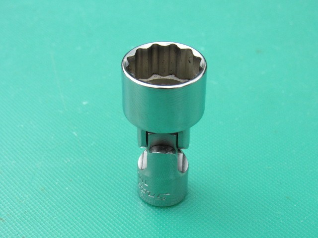 SNAP ON TMU181A 9/16″ 12 POINT 1/4″ DRIVE SAE UNIVERSAL SWIVEL SOCKET NEW LOGO