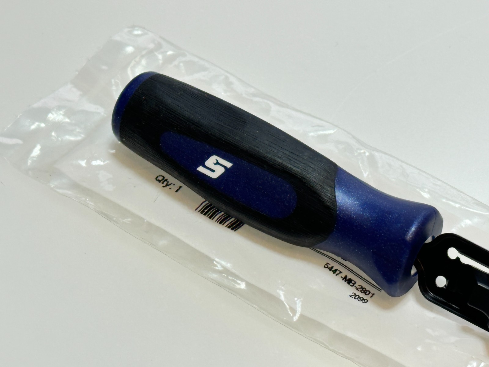 NEW Snap-on Tools USA POWER BLUE Soft Grip Feeler Gauge Holder FB336MB-1
