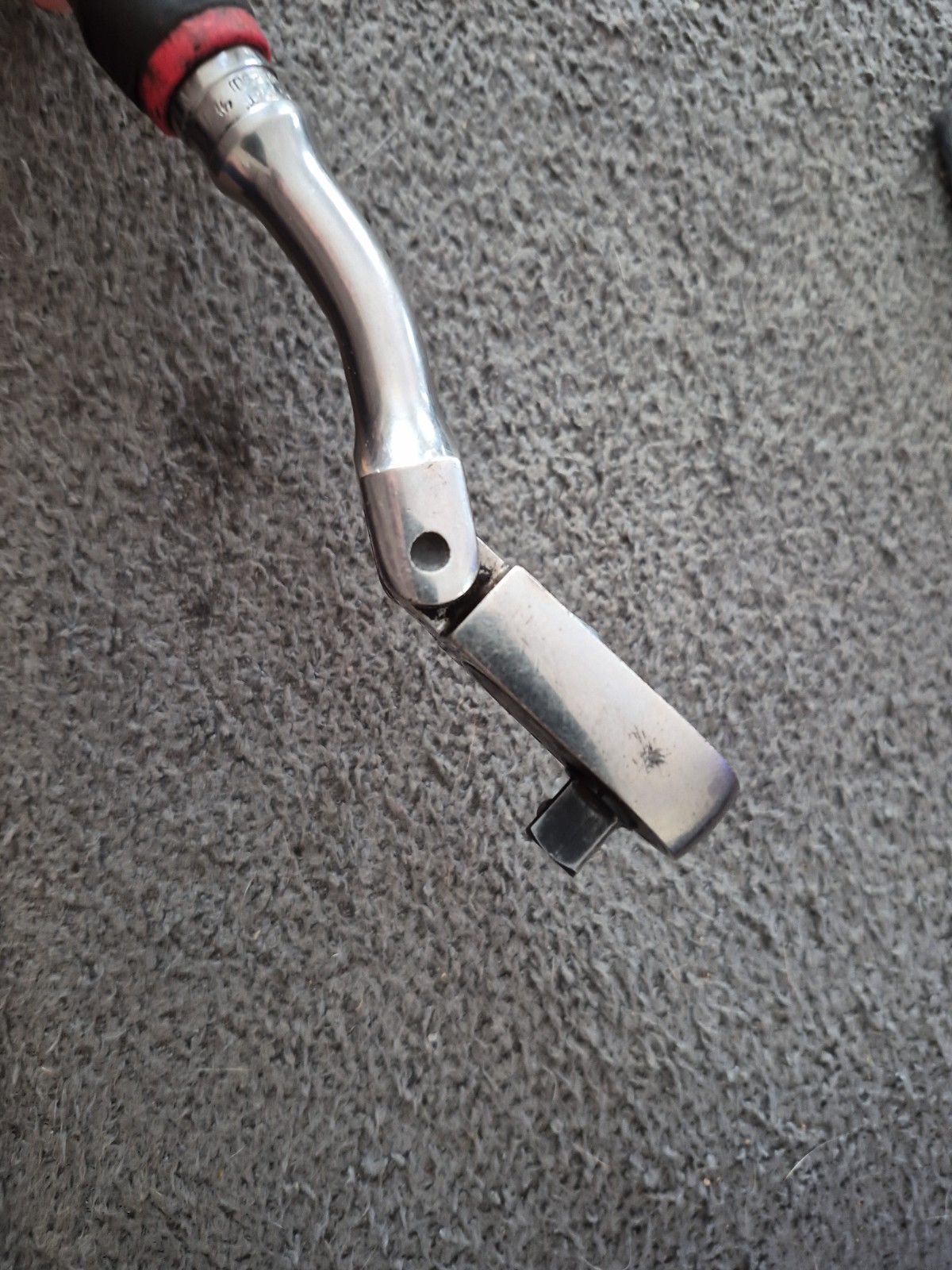 SNAP-ON 3/8″ DRIVE SOFT GRIP FRONT BENT FLEX HEAD RATCHET FHOF936 USA