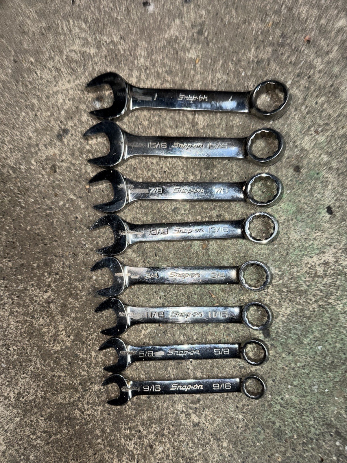 Snap On Set De 8pc OEX B 9/16-5/8-11/16-3/4-13/16-7/8-15/16-1”