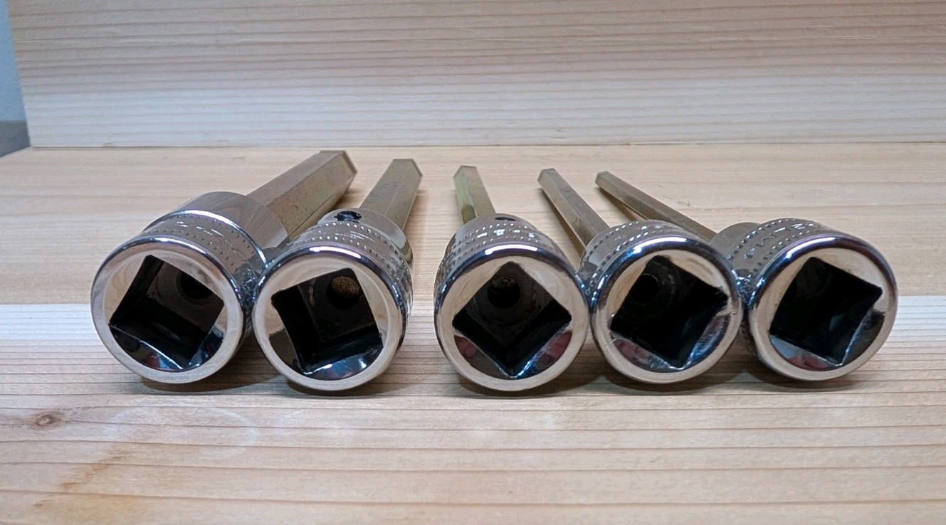 Snap-On 5pc Metric Hex Long Ball Allen Bit Socket Set – 3/8″ Drive – FABLM