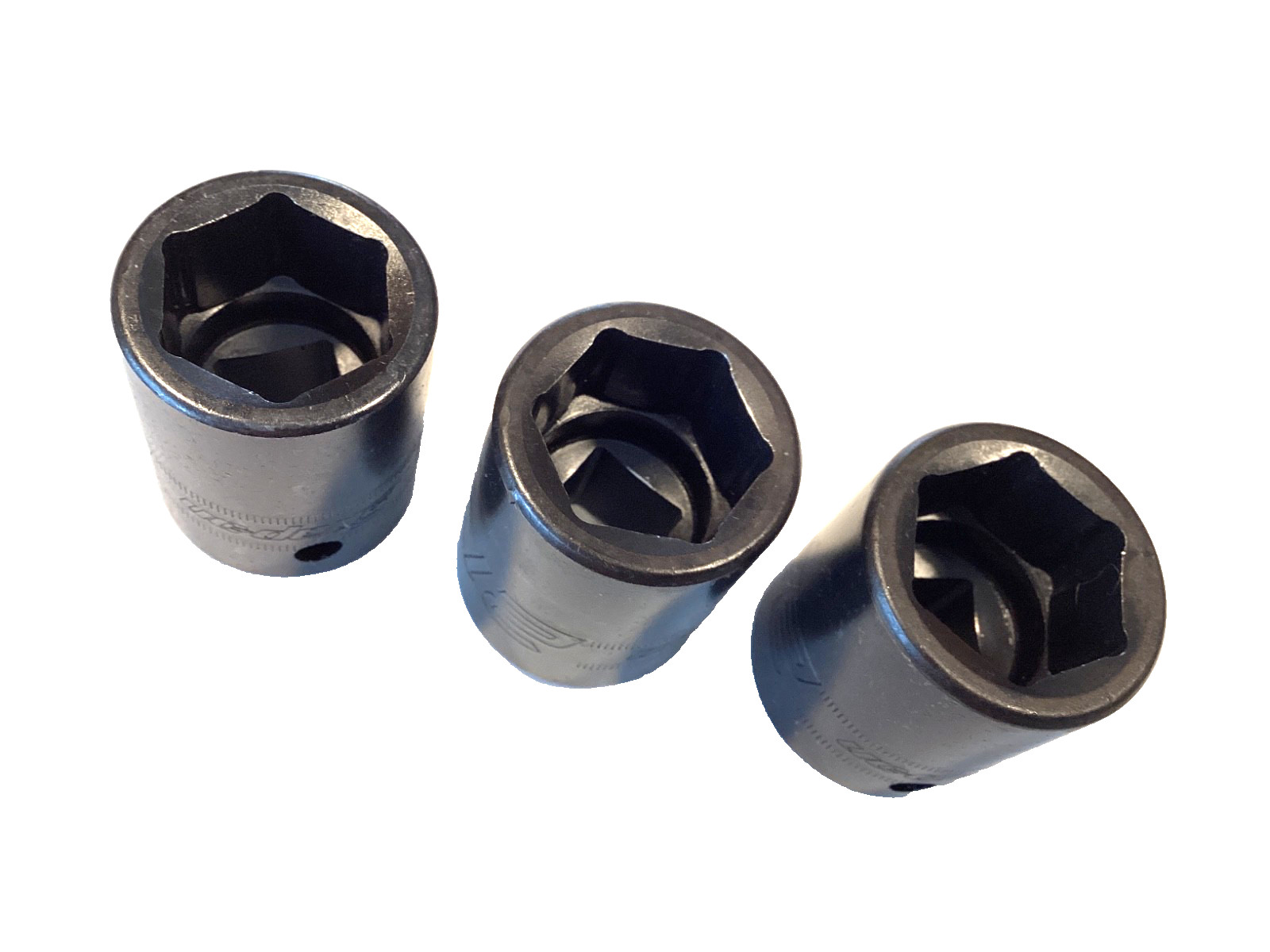 Snap On 3 Piece 1/2”Dr Metric Shallow Impact Socket Set IMM200 IMM210 IMM220 NEW
