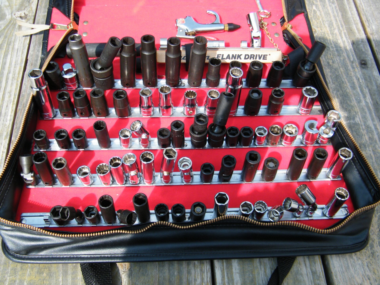 80 Pc Snap-on ALL 1/2″ Sockets Tools bundle impact black sockets metric/sae