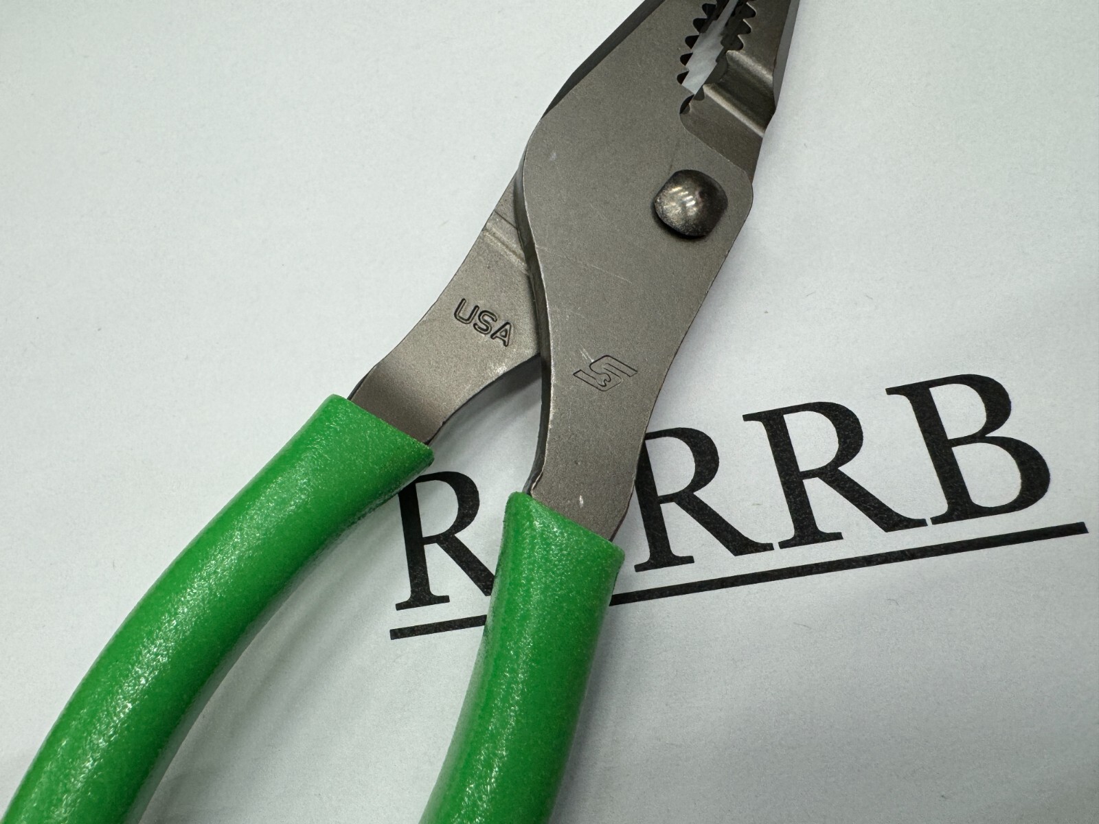 Snap-on Tools USA NEW STYLE GREEN 7″ Long Nose Slip Joint COMBO Pliers LN46ACFG