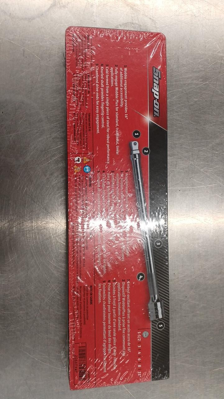 Snap-on 206AFXWP 3/8″ Drive Wobble Plus Extension Bar Set 6pc Friction Ball