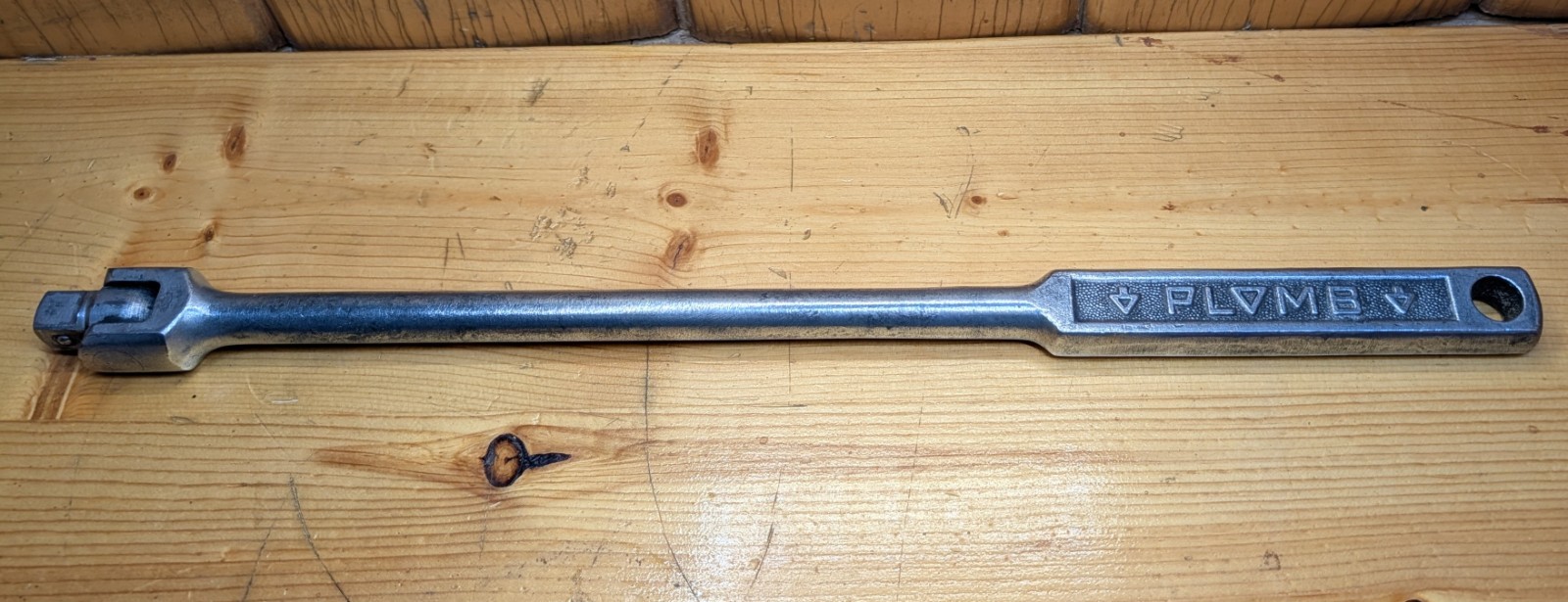 Vintage PLOMB 5467 1/2″ Drive Breaker Bar Pebble Finish PLVMB USA *READ*