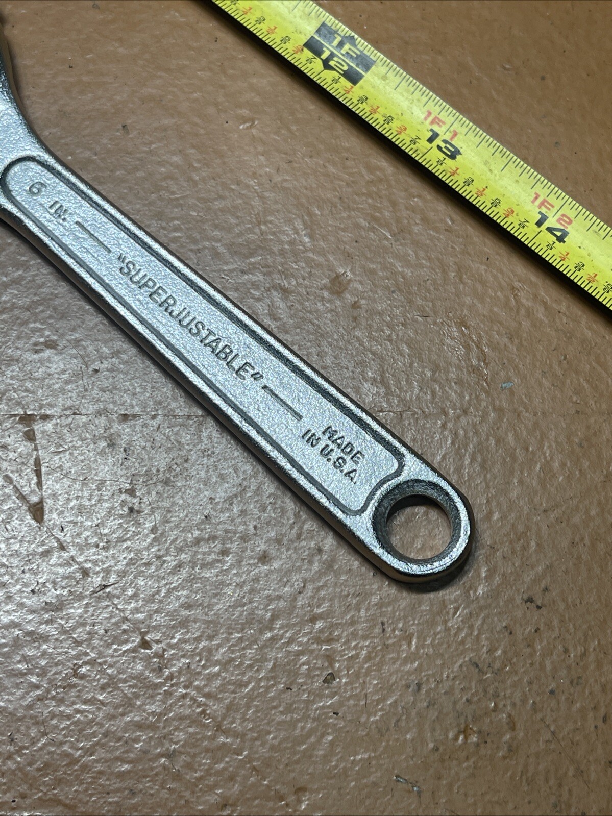 NOS JH Williams USA 6 In Adjustable Crescent Wrench Superjustable – 6″