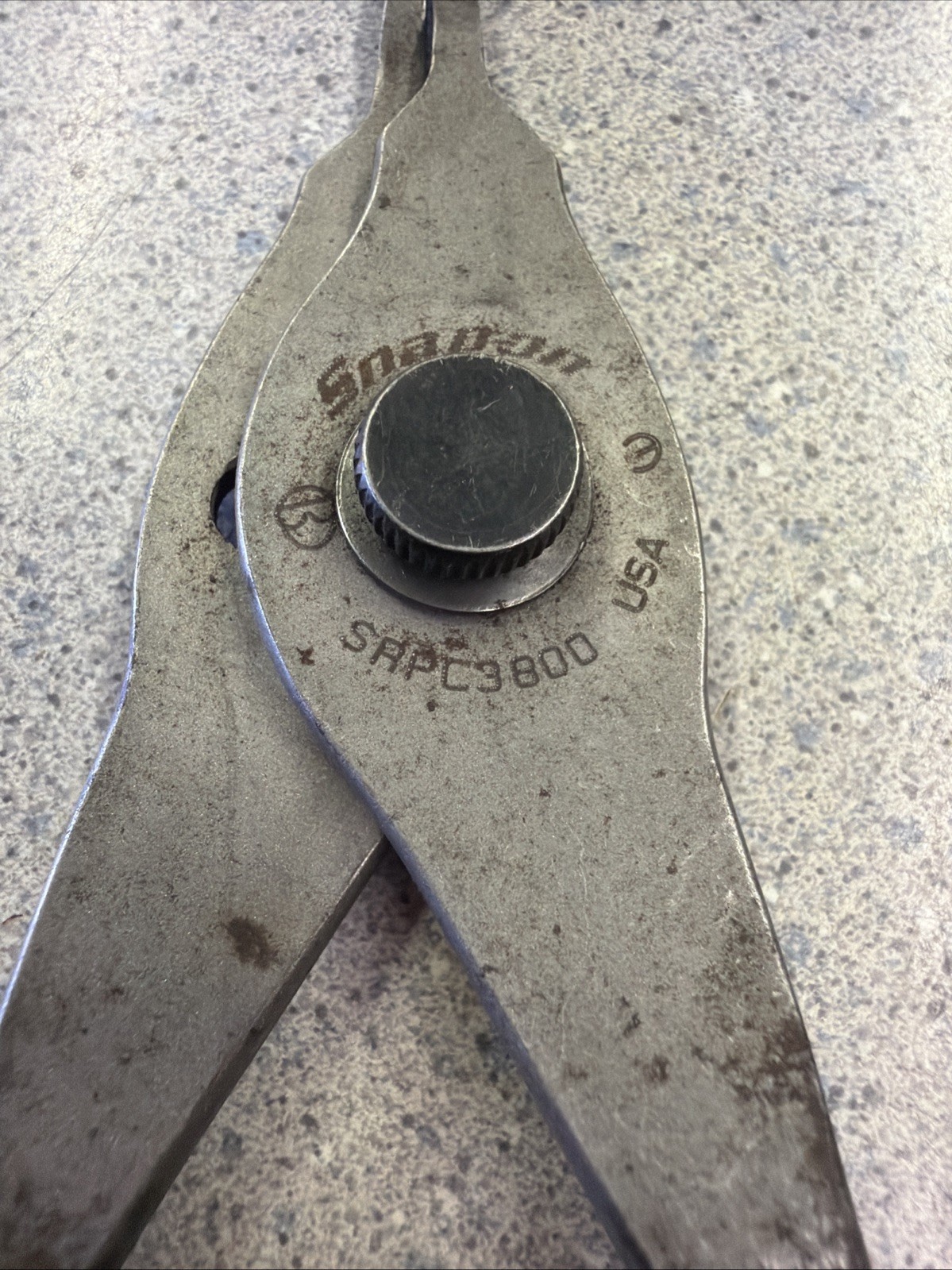 SNAP-ON SRPC380 INTERNAL/EXTERNAL SNAP RING PLIERS Red HANDLE FREE SHIPPING