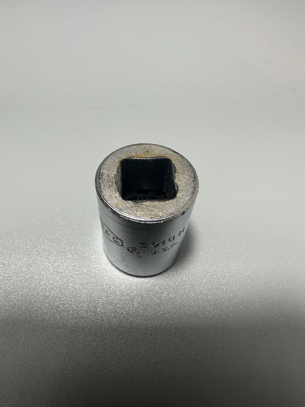 P&C 3018H SAE 9/16′ Chrome Socket 3/8dr 6pt USA Shallow