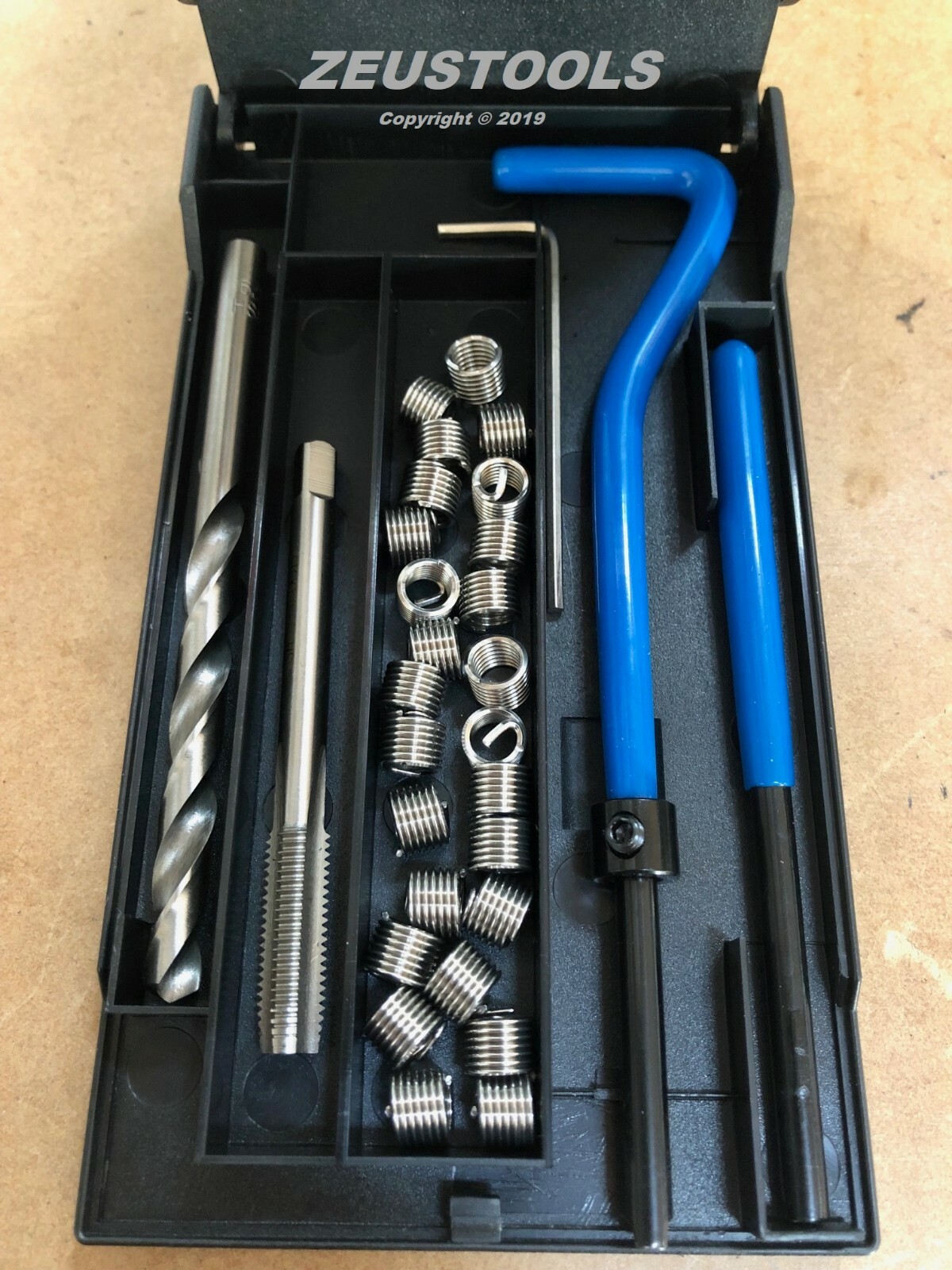 METRIC THREAD REPAIR INSERT KIT M2 3 4 5 6 8 10 12 14 16 18 20 HELICOIL SET TOOL