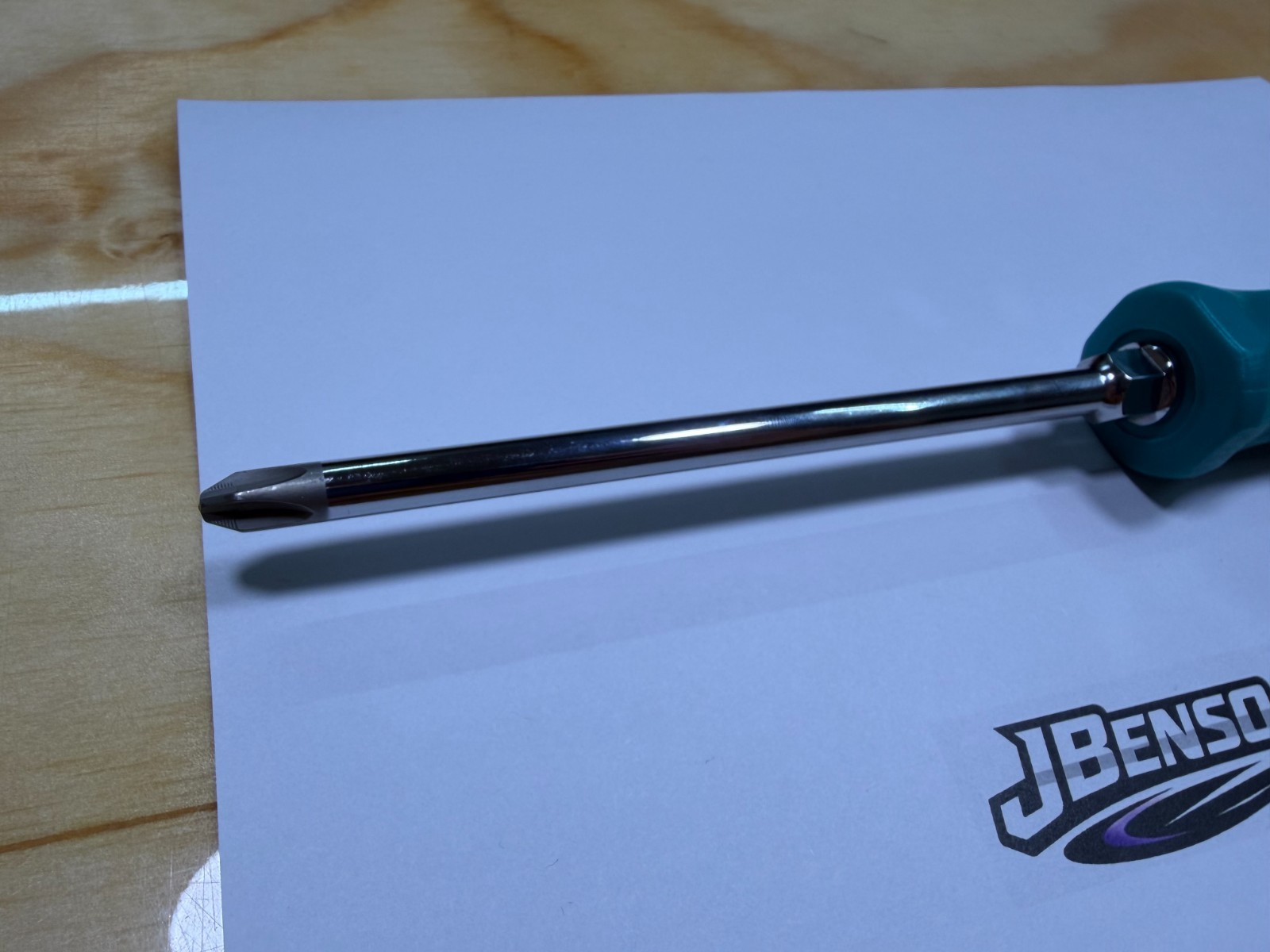 Snap-on Tools USA NEW RARE TEAL #3 Phillips Hard Handle Screwdriver SDDP63IRATL