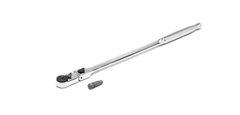 1/4 In. Drive 72-Tooth Quick Release Locking Flex Slim Head Ratchet