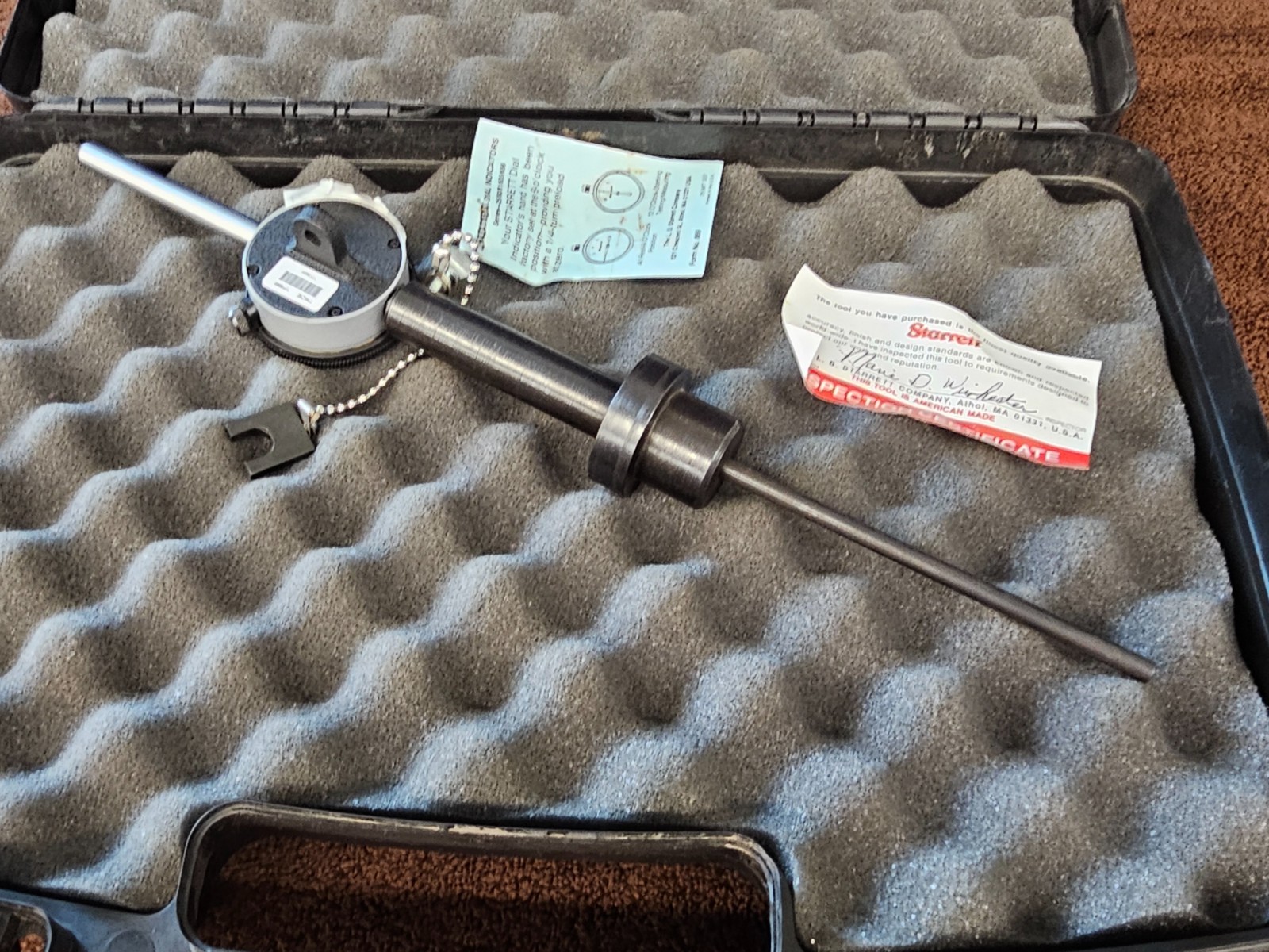 SPX J34930 Crank Position Timing Tool Starrett 25-2041 Dial Indicator 8V-92TA
