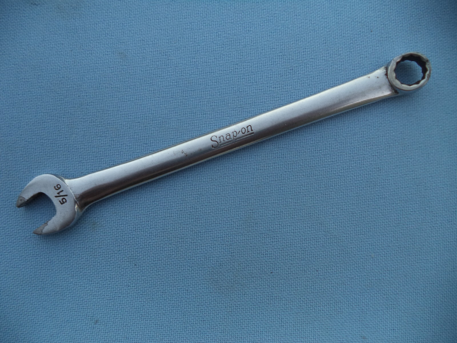 SNAP ON STANDARD SHORT OPEN BOX END COMBO WRENCH #OEX100 5/16″ NICE !