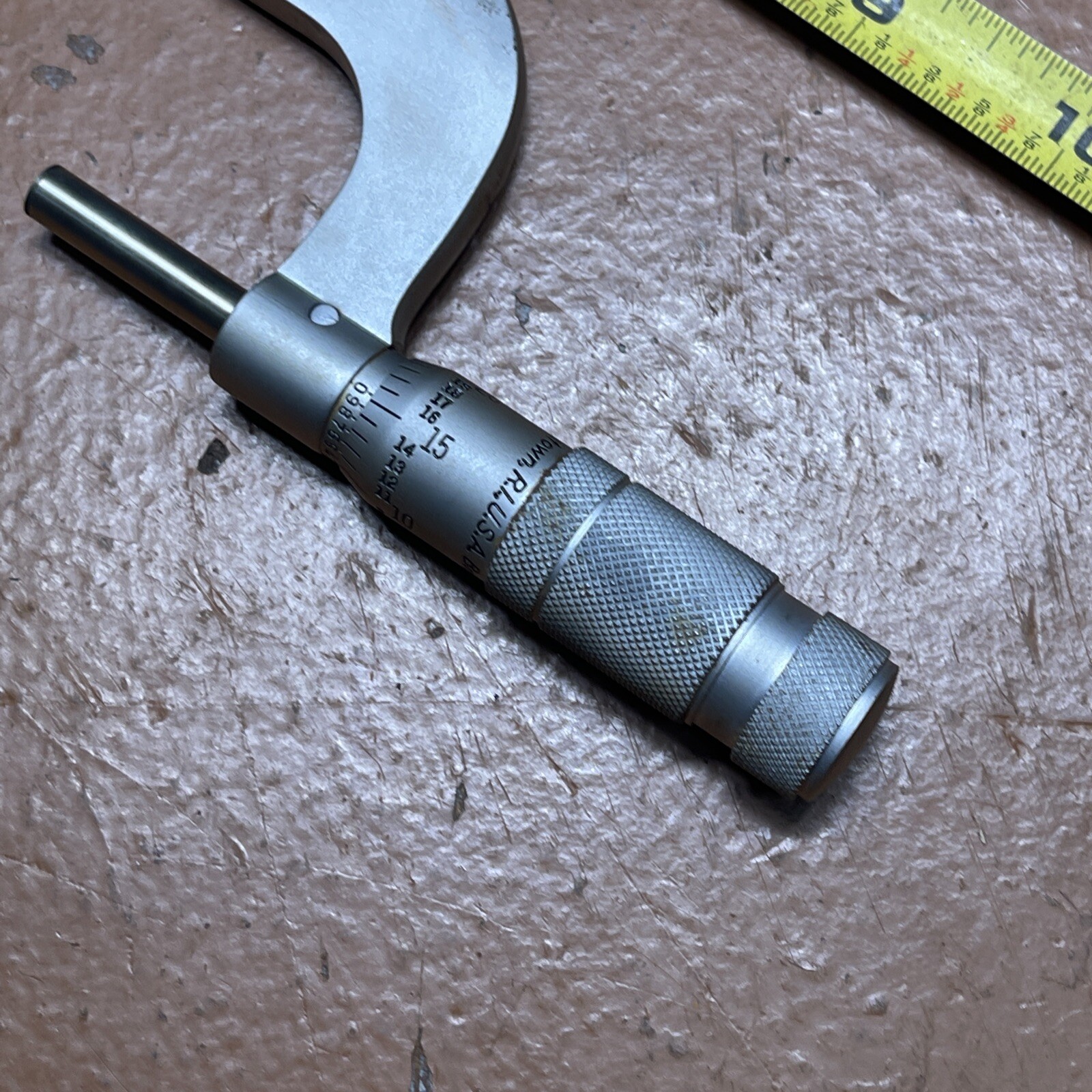 Brown & Sharpe USA 1 – 2 In Outside Micrometer – .0001″ Graduation 1” – 2”