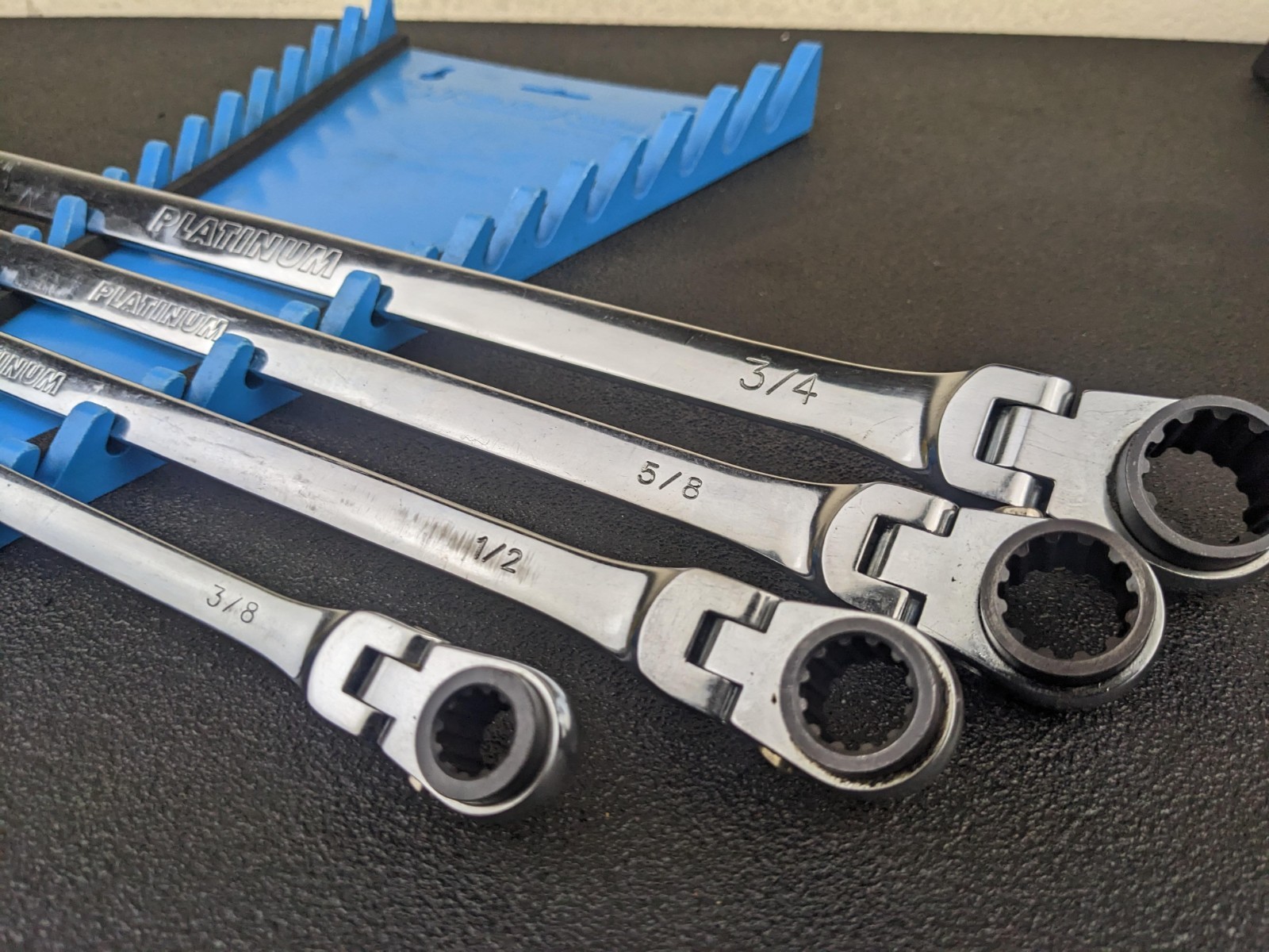#bo130 Platinum XXL Reversible SAE Ratcheting Flex-Head Wrenches 99750