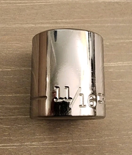 Craftsman 11/16″ Socket 12 Point 3/8” Drive S-AE 44336