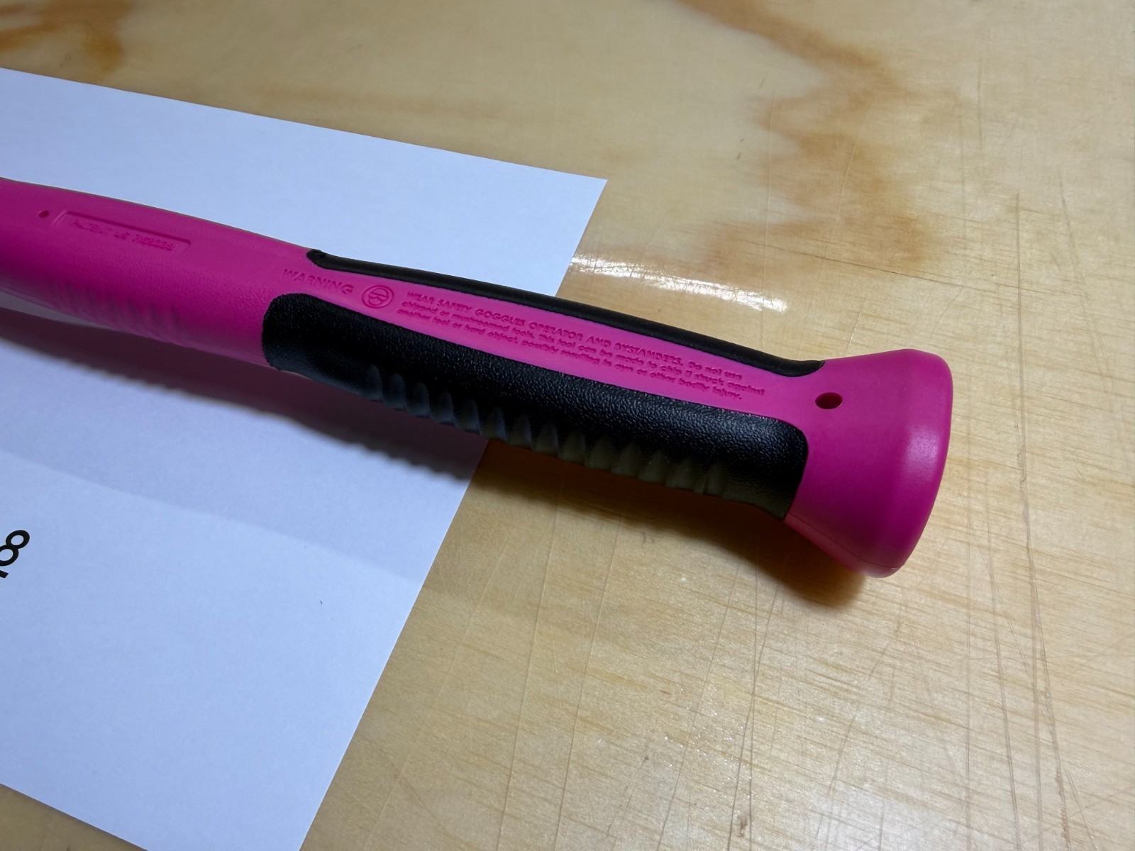Snap-on Tools NEW ELECTRIC PINK 56oz / 1550g Soft Grip Dead Blow Hammer HBBD56EP