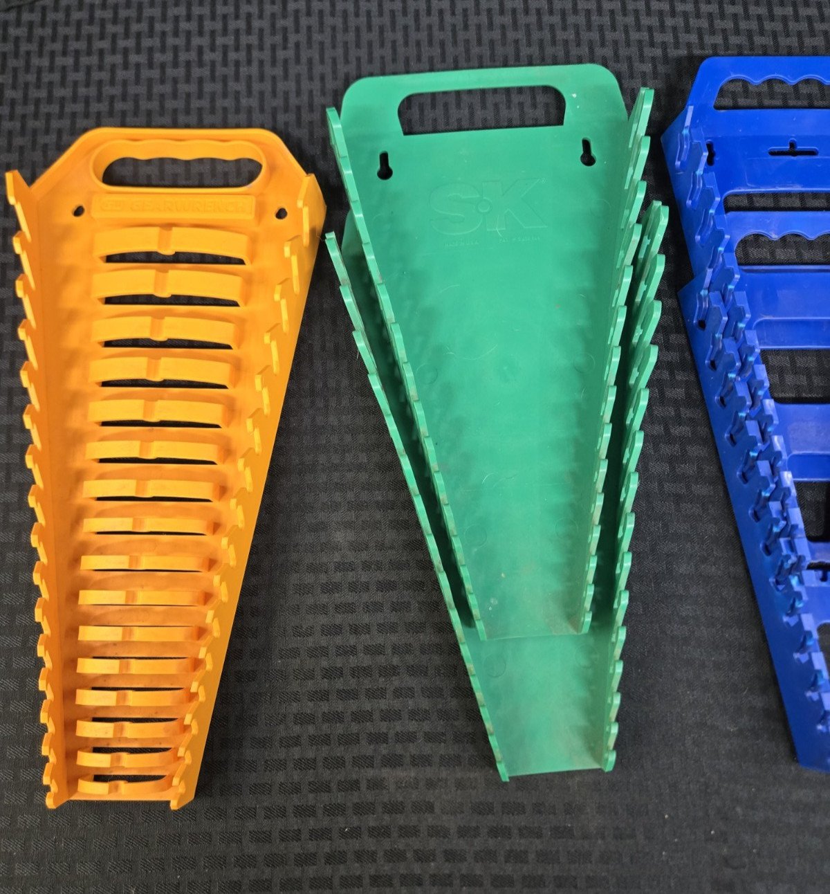 12 Piece Wrench Organizer, Wrench Holder Set, Ernst, Blue Point, S-K, ETC…