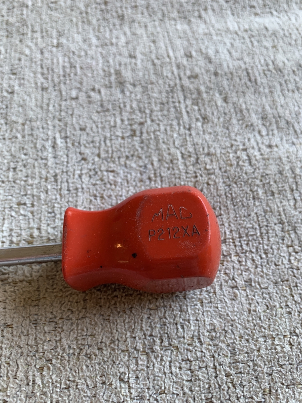 Mac P212XA Stubby Red Hard Handle Philips Screwdriver