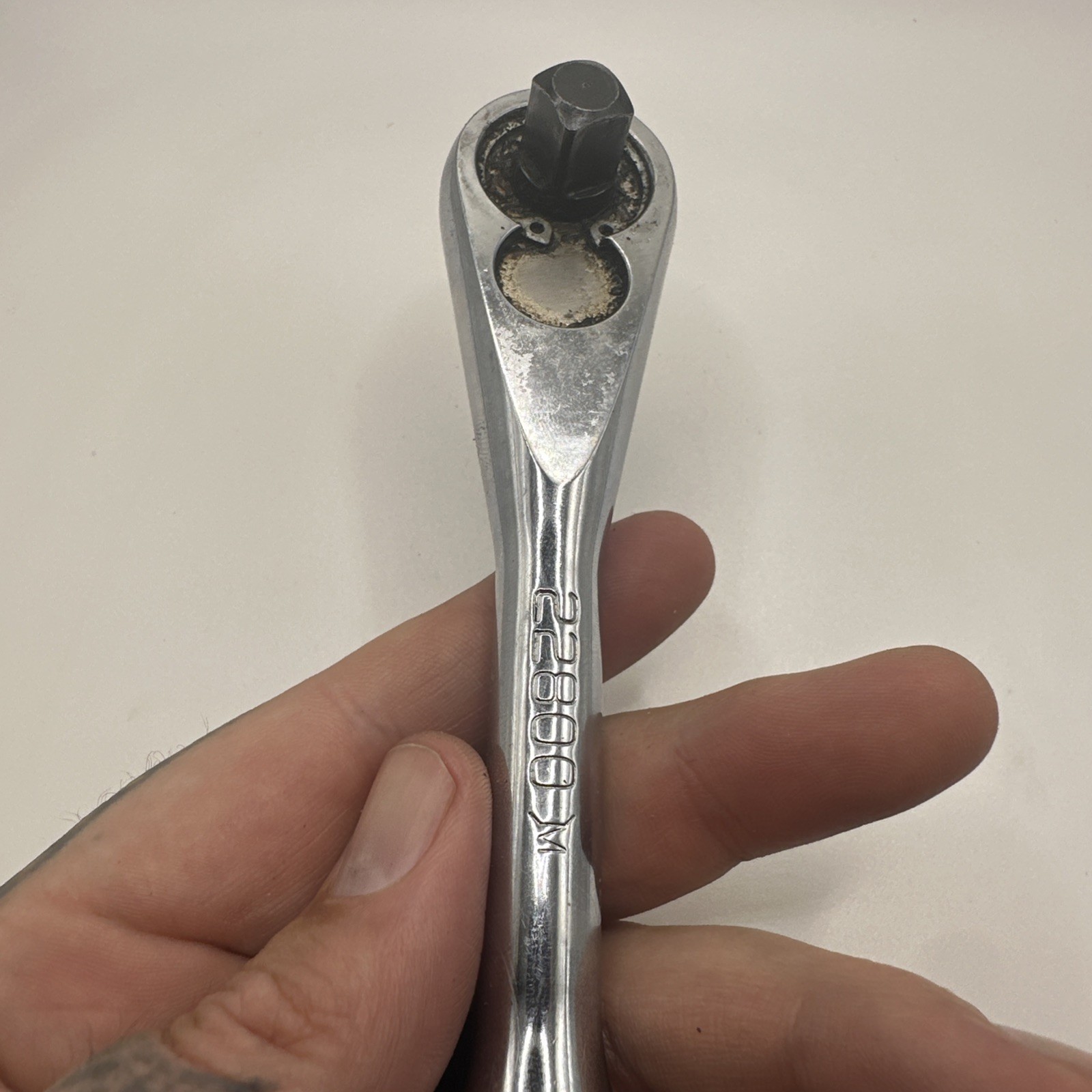 Kobalt Tools 3/8″ Drive Quick Release Ratchet Chrome Finish Made In USA