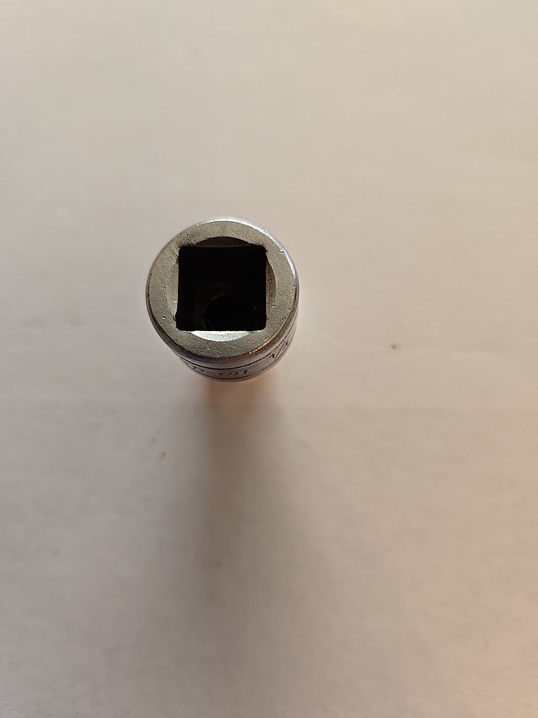 Snap On 3/8″ Drive 1/4″ 6PT SAE Shallow Chrome Socket FS081