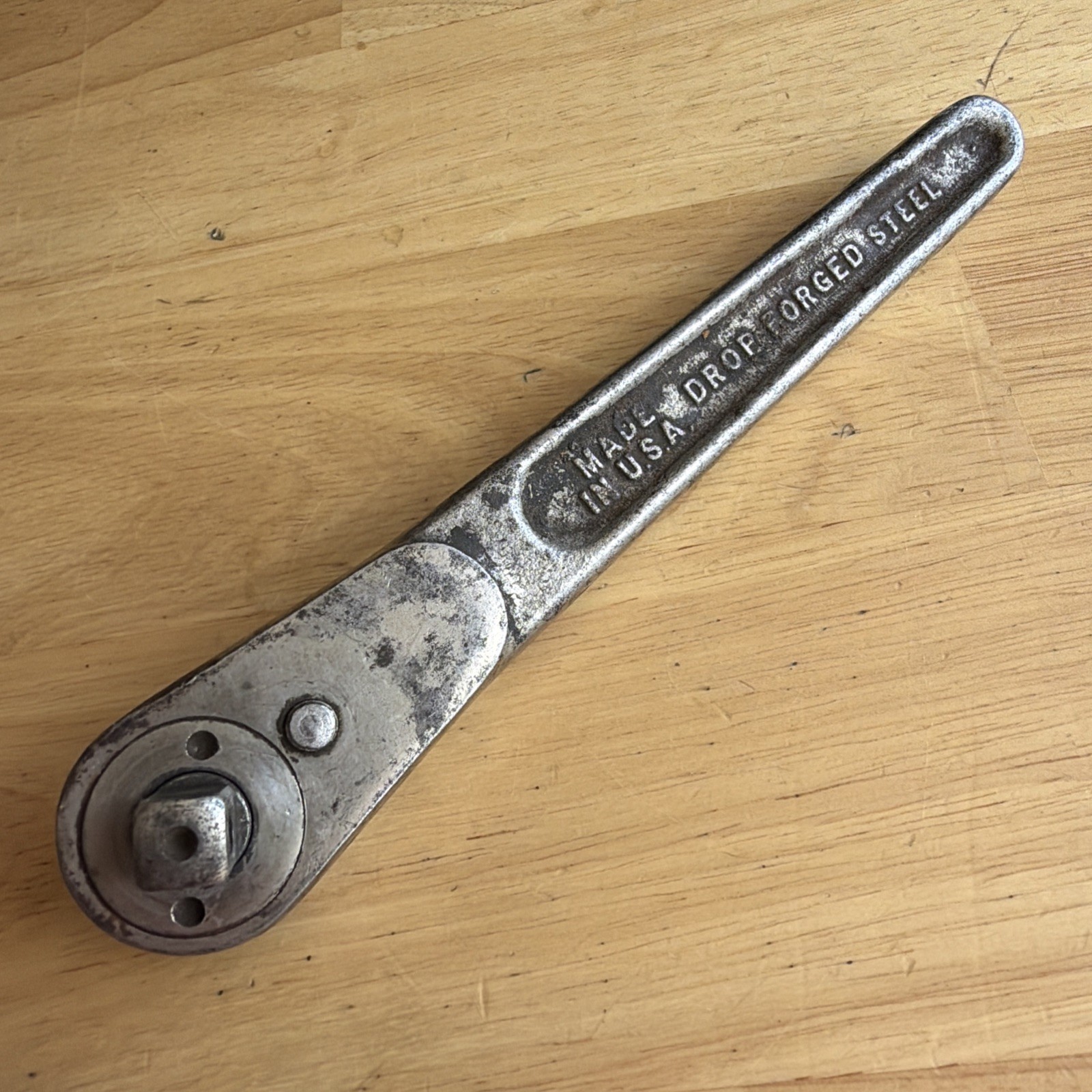Armstrong Tools 6-7/8″ Long Ratchet 3/8″ Drive F-51 Vtg Chicago USA READ!