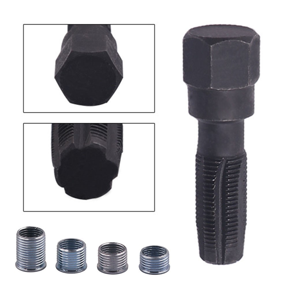 Replacement Reamer Tap Tool Rethread Repair Kit Steel Vehicle Accessories New