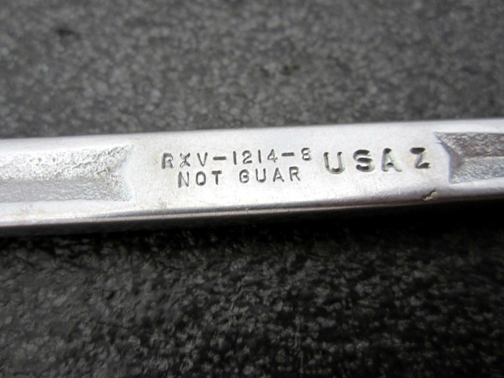 Vintage Snap-on 3/8″ x 7/16″ Flare Line Wrench RXV-1214-S Underline USA