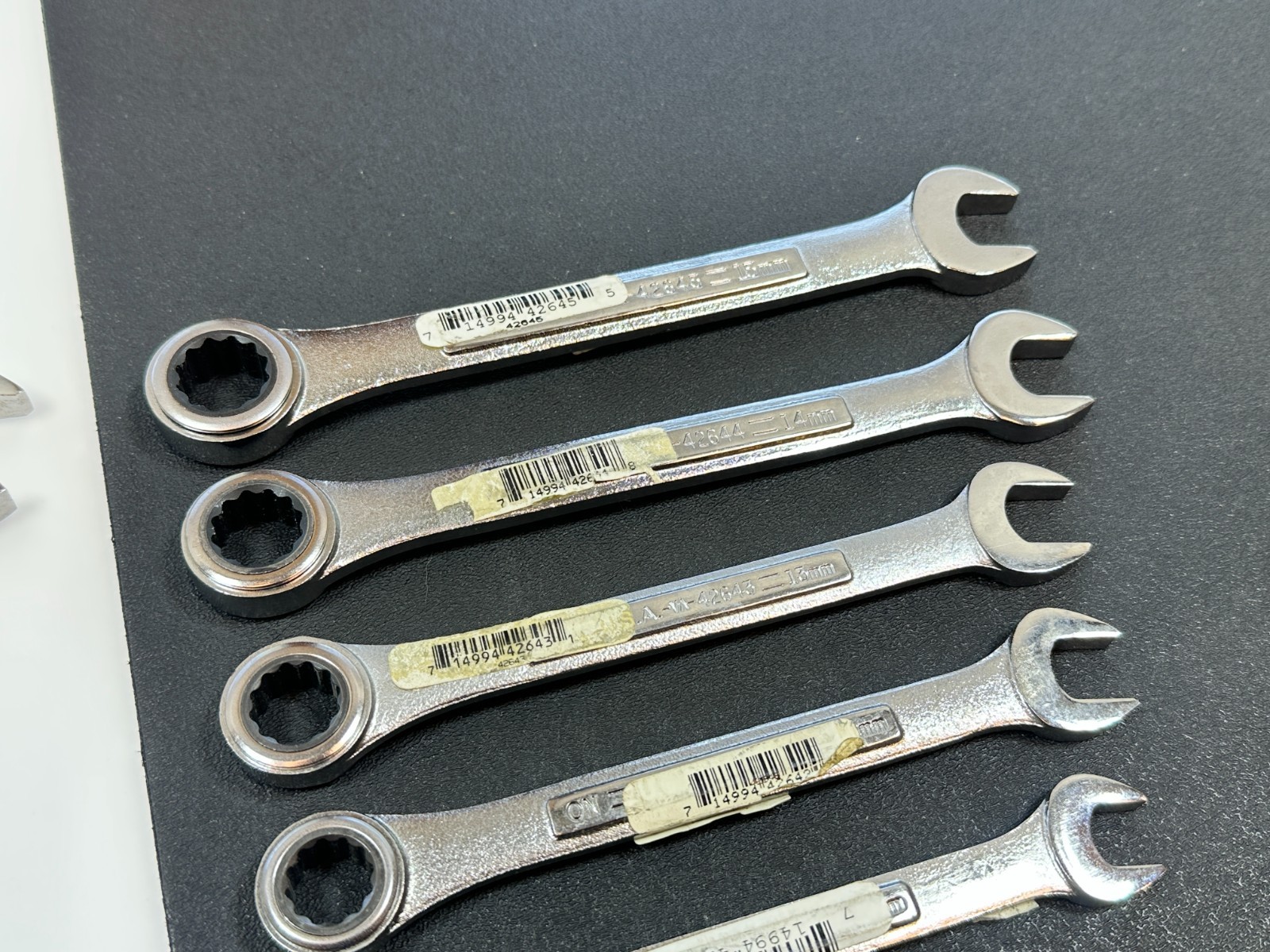 🇺🇸 Craftsman USA 12pc RATCHETING SAE 3/8-3/4 & Metric 8-15mm Wrench Set (NOS)