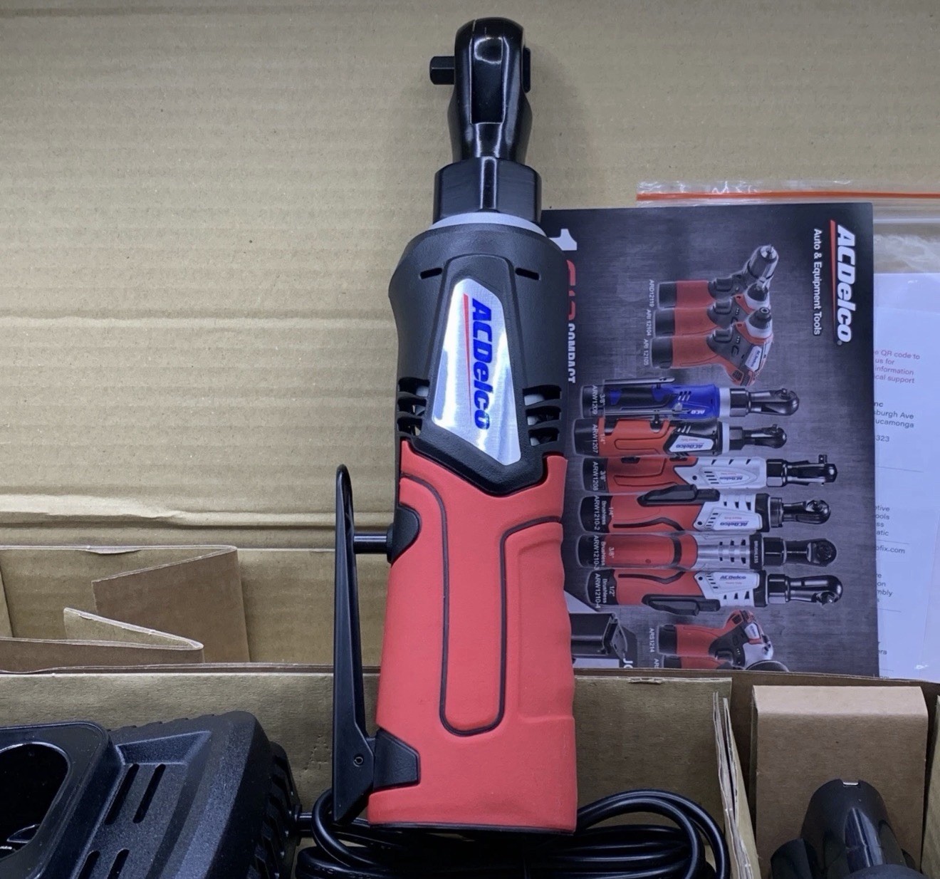 ACDelco ARW1207 1/4 Ratchet Wrench Built In LED Light Rechargeable Li-ion 12volt