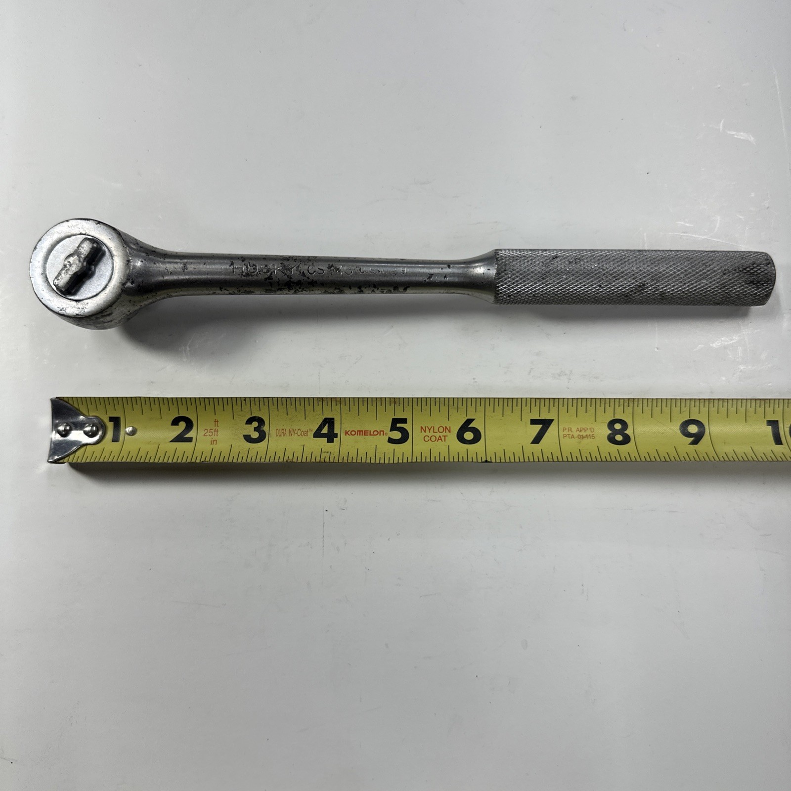 Vintage Husky CS-43 1/2″ Drive Ratchet Made in USA 10″ Long