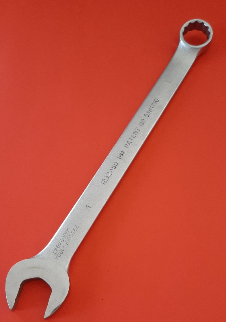Proto USA 1232ASD 1″ 12-Pt Point Combination Wrench Anti-Slip Design Engraved 31