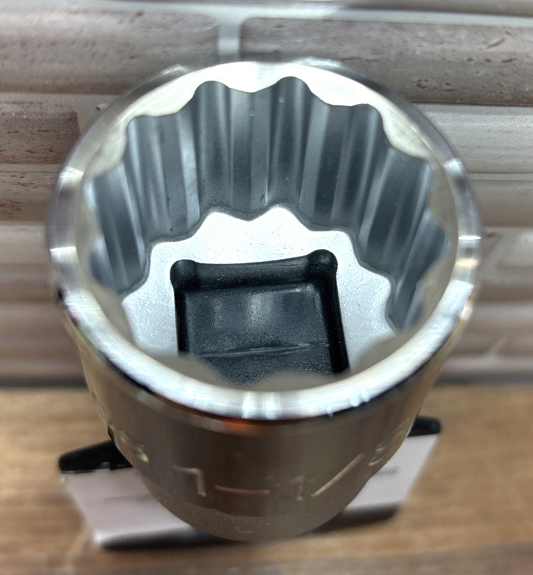 1-1/8” Prograde Socket, 3/4″ Drive, 12 Point, 16205, New, Free US Ship