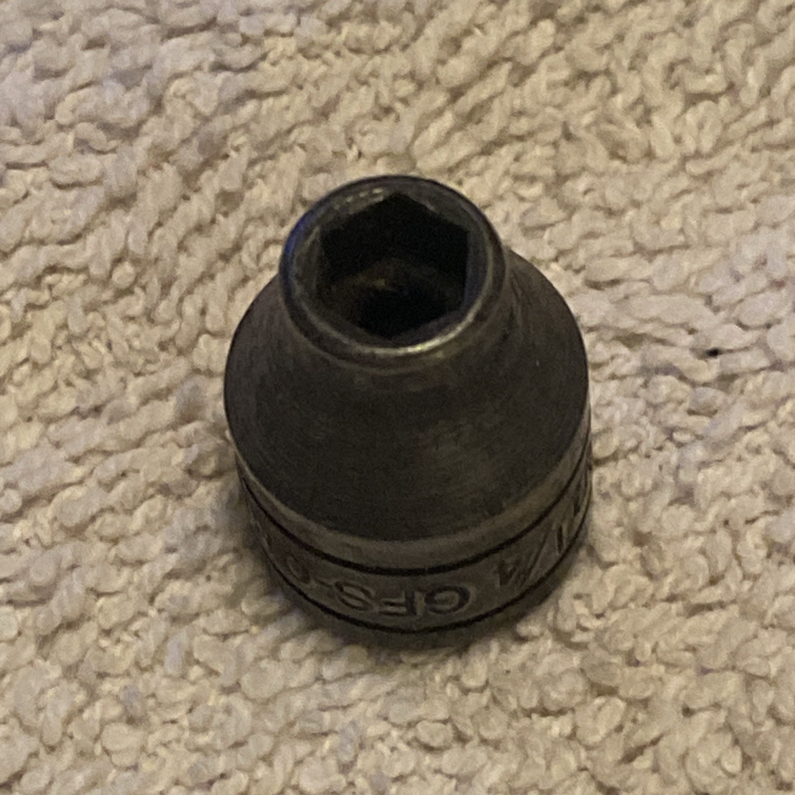 Snap-on Tools USA 3/8″ Drive 1/4″ Black Oxide Shallow Socket GFS081