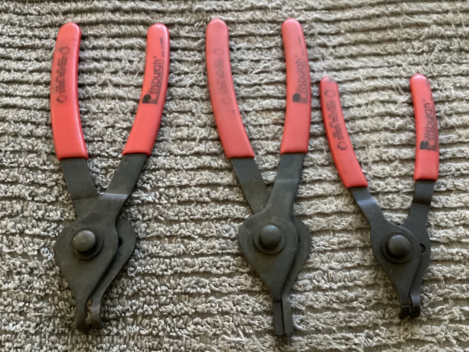 19 Pliers: Blue-Point Tools PR90 Snap Ring Pliers, Utica 888-1, Needle Nose etc