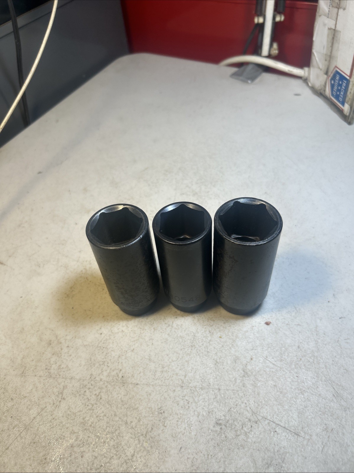 PERFORMANCE TOOL – Lot Of 3 Large Deep Metric Impact Sockets (29mm,30mm & 32mm)