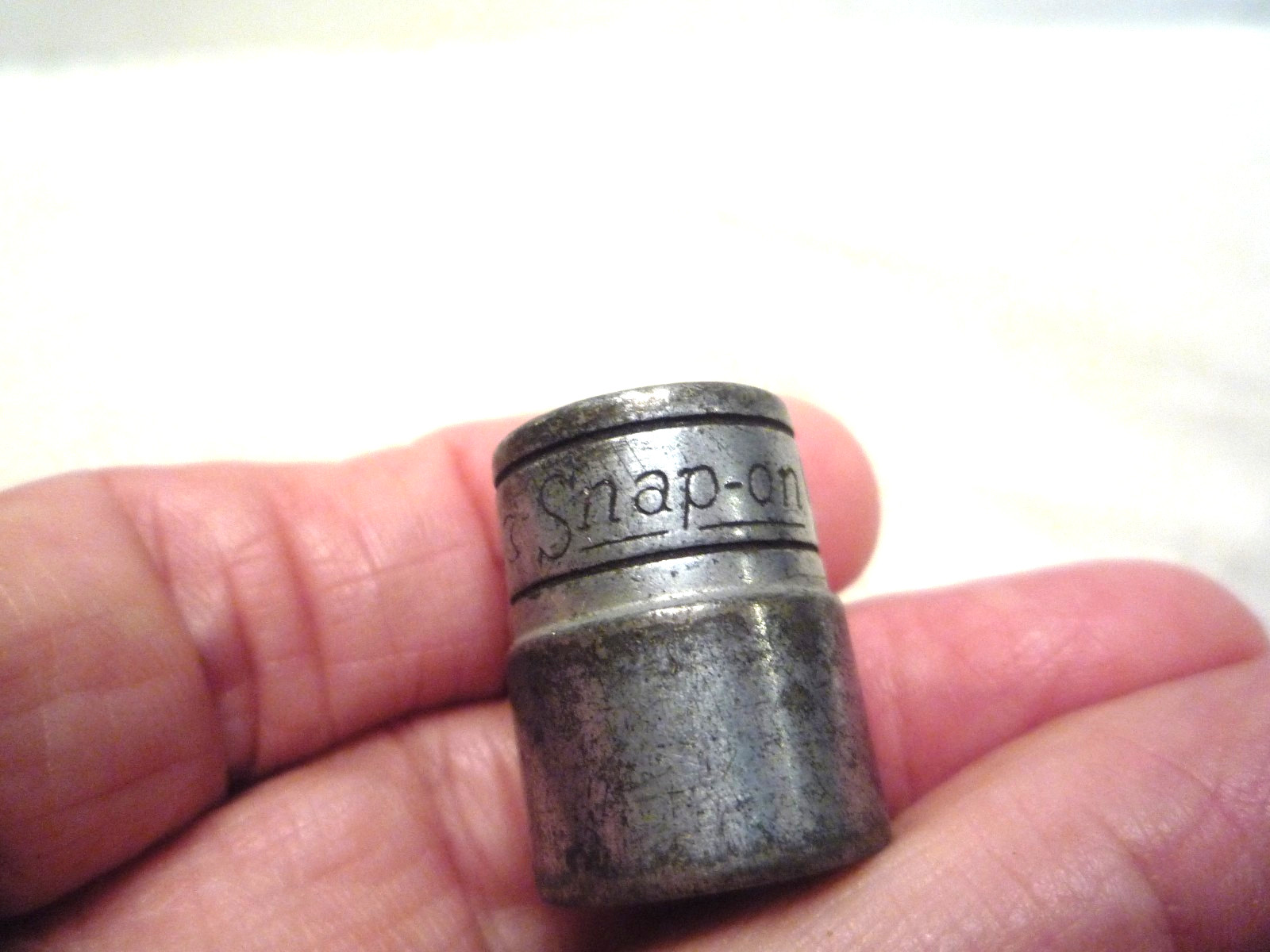 Snap-on F-161 3/8″ Drive 1/2″ SAE 12-Point Shallow Socket Chrome USA