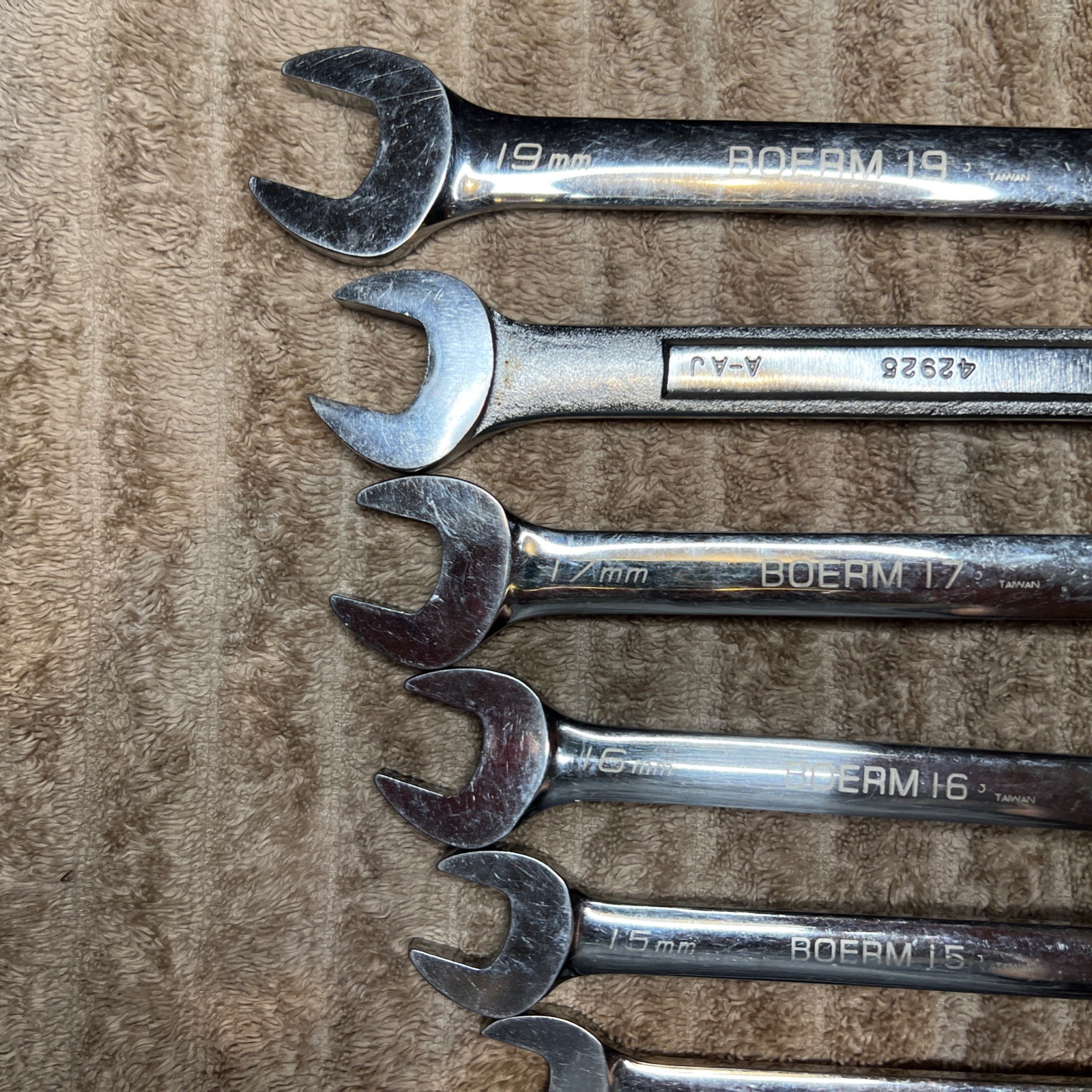 Blue Point BOERM712 11pc Metric Ratcheting Reversible Wrench Set 8-19mm *READ*