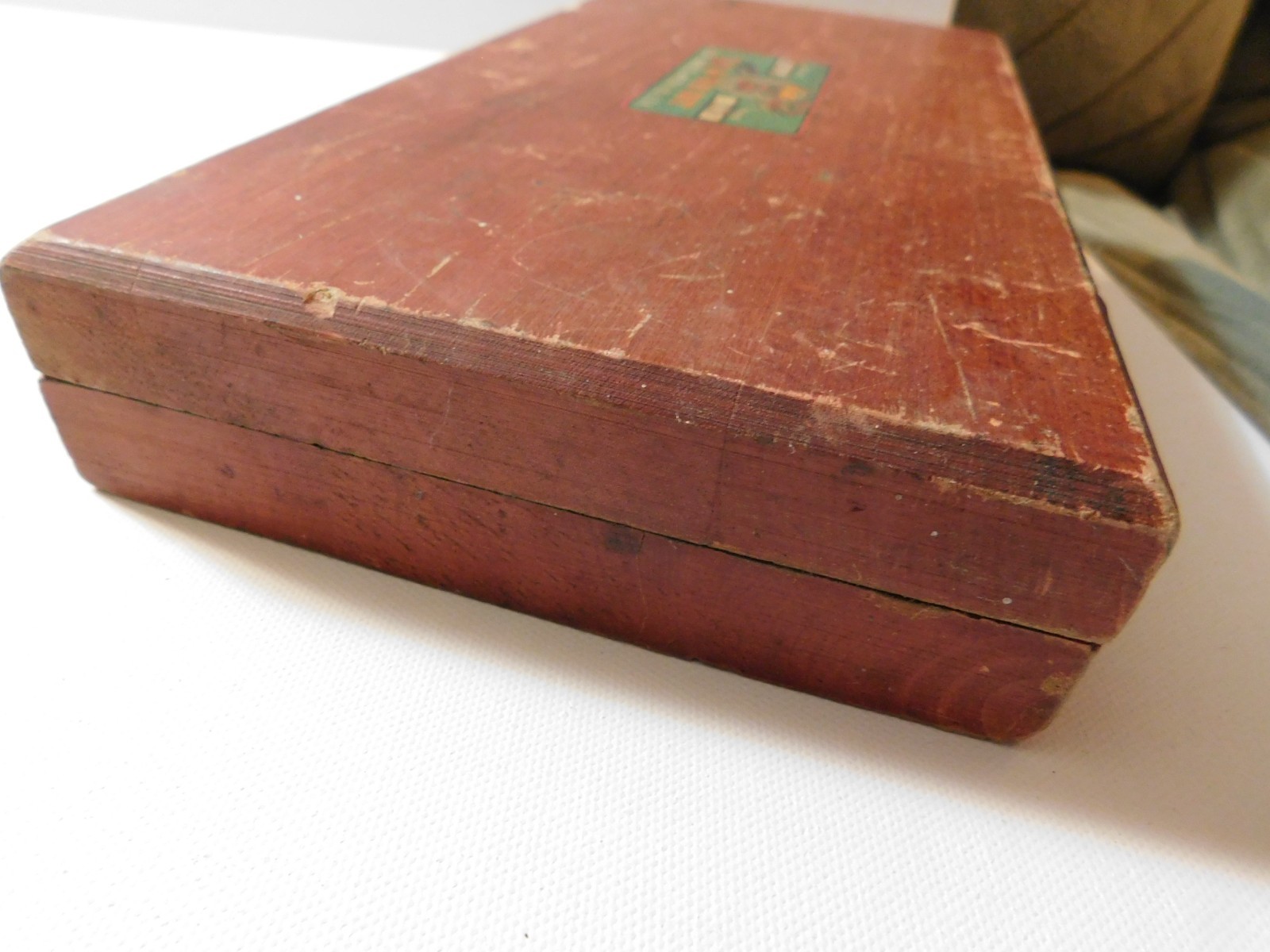 Vintage ACE Henry L. Hanson Tap & Die Set No. 3525 Wood Box USA AS IS Mixed Set