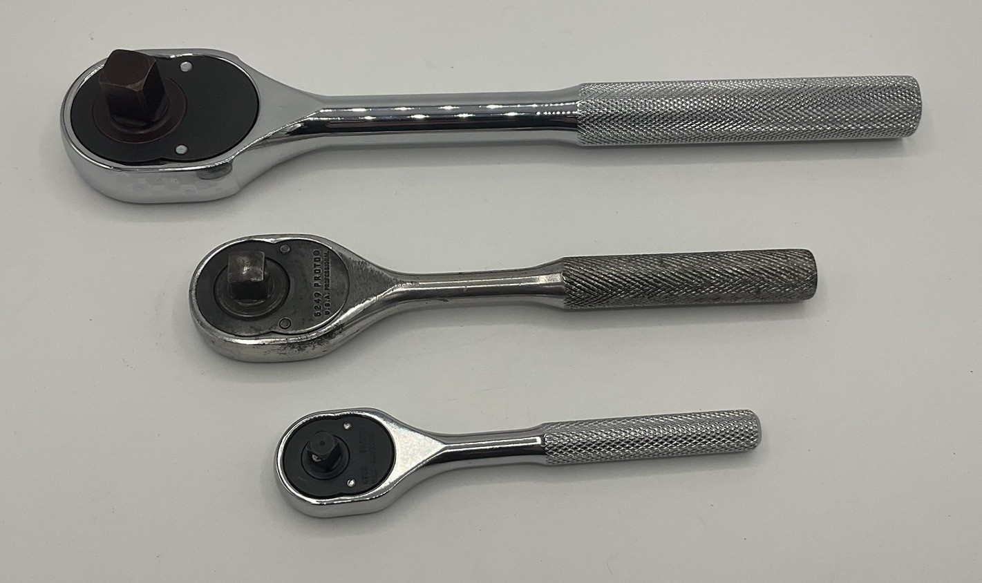 Proto Professional 1/4” (4749) 3/8” (5249) 1/2” (5449) Ratchets USA Nice *READ*