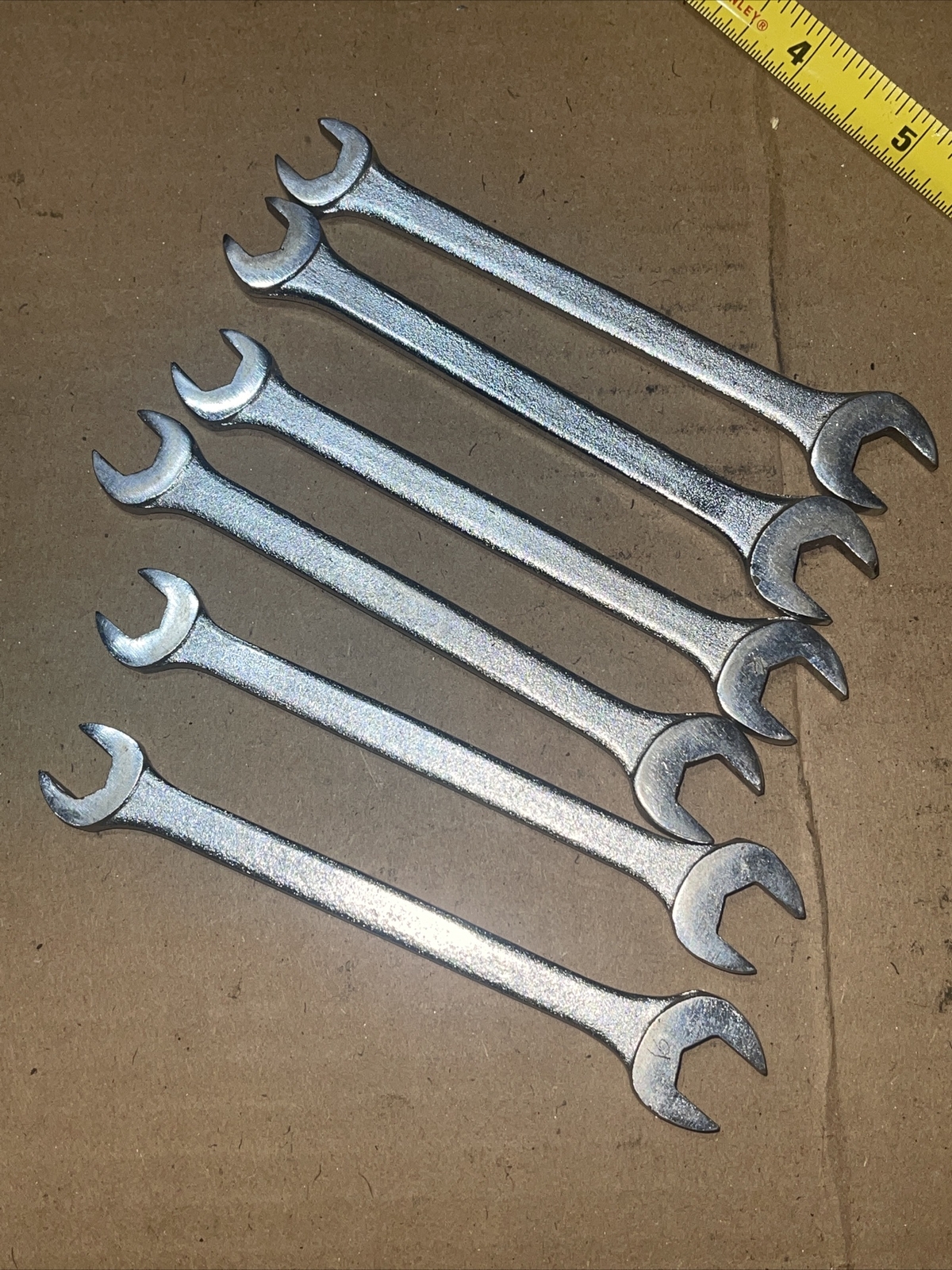 Herbrand Tools 3/8 In X 7/16 In SAE Open End Wrench US Military Spec Vintage