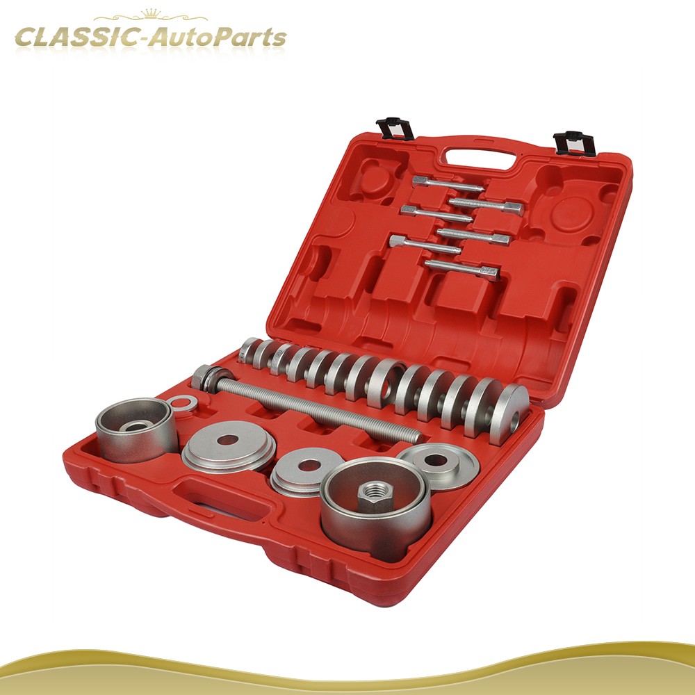 31Pcs Front Wheel Drive Hub Bearing Press Adapter Puller Remover Installer Tool