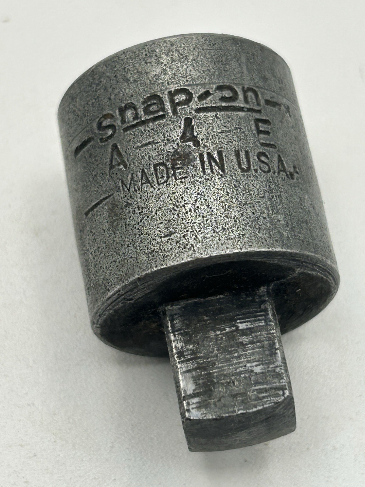Vintage Snap On Tools A-4 (1/2″ to 3/8″) Chrome Reducer Adapter