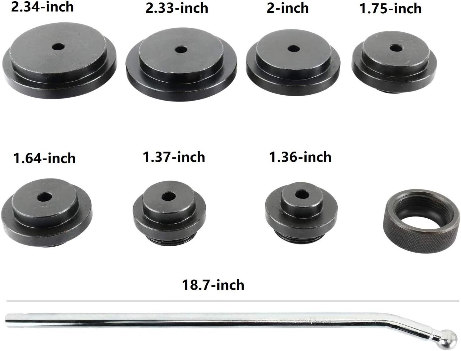 10PCS Frost Plug Installer Remover Tool Set For 1″ to 2-3/8″ Frost Plugs Autos