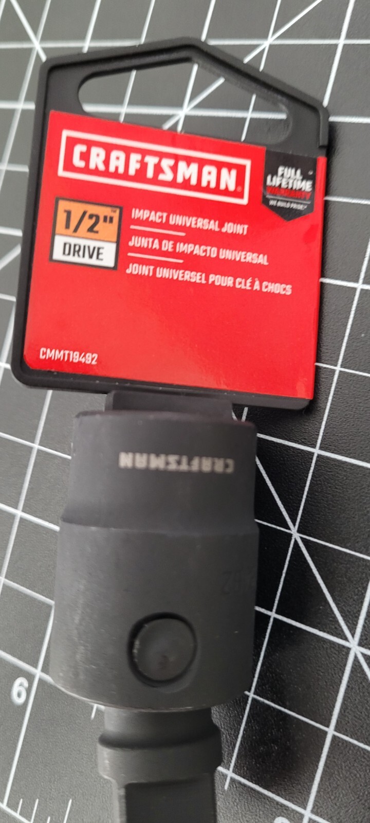 Craftsman CMMT19492 1/2″ Drive SAE Impact Universal Joint Adapter Swivel Socket