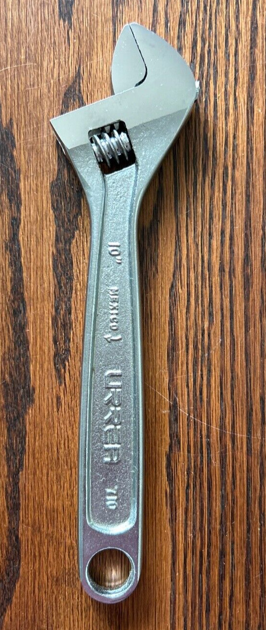 URREA 10″ Adjustable Wrench 710 New Old Stock made in Mexico