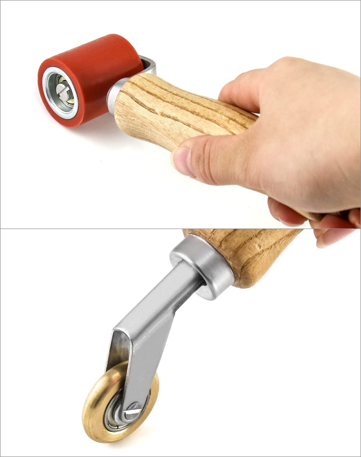 40mm Silicone Seam Roller with 6mm Brass Detail Roller for Roofing TPO PVC EPDM